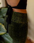 Serpentess Leggings Green Geo-Leaf