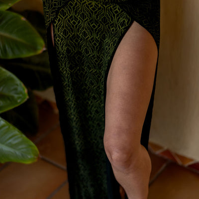 Tribal Trance Skirt Green SacGrid