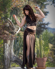 Tribal Trance Skirt Rustic Brown