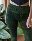 Serpentess Leggings Green Geo-Leaf