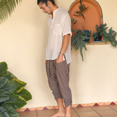 Men shirt raw cotton