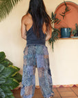 Patchwork circle Aladin pants