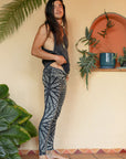 Serpentess Leggings Silver Leaf