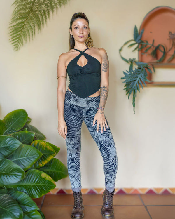 Viper Cut Top Forest Green