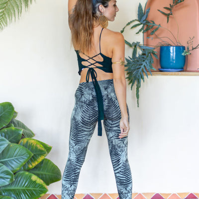 Serpentess Leggings Silver Fern