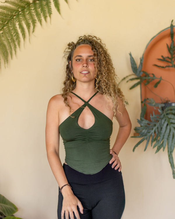 Viper Cut Top Green
