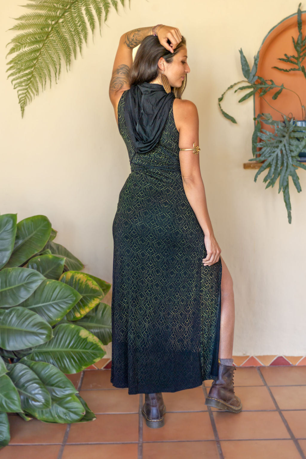 Desert Doof Dress Green SacGrid
