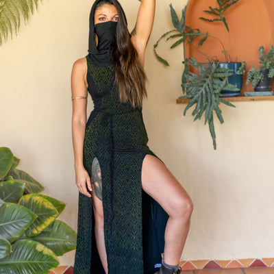 Desert Doof Dress Green SacGrid