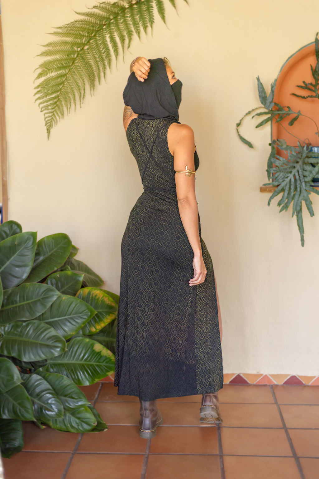 Desert Doof Dress Green SacGrid