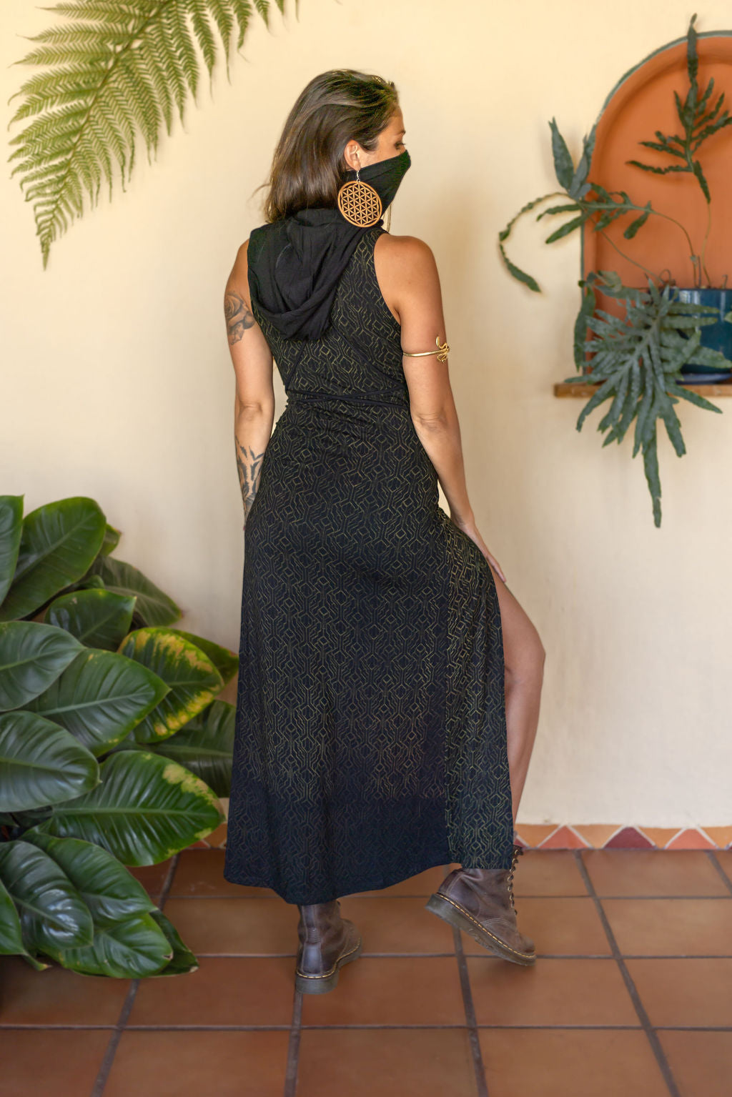 Desert Doof Dress Green SacGrid