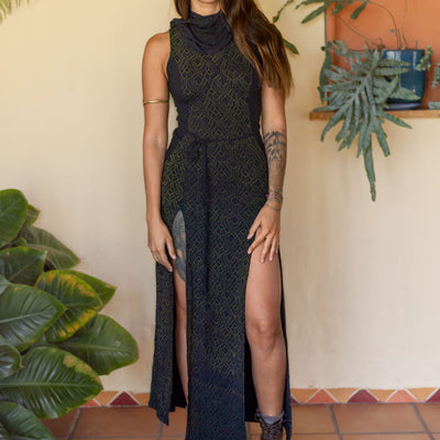 Desert Doof Dress Green SacGrid