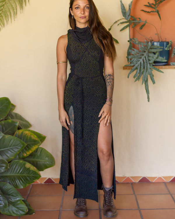 Desert Doof Dress Green SacGrid