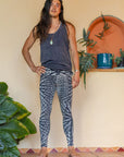 Serpentess Leggings Silver Leaf