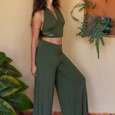 Veil Falls Pants Green