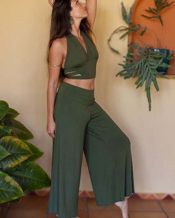 Veil Falls Pants Green