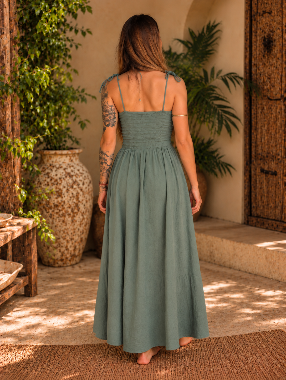 Mistic Jungle Dress - Moss