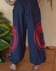 Aladin Pants Tri-Geo Print