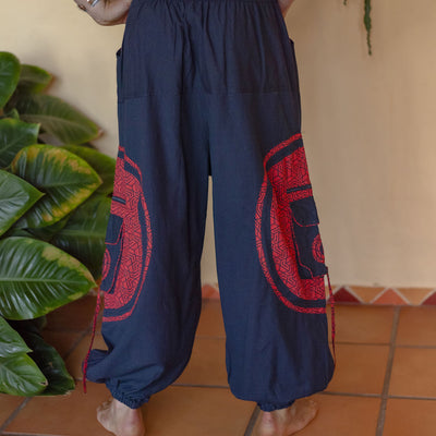 Aladin Pants Tri-Geo Print