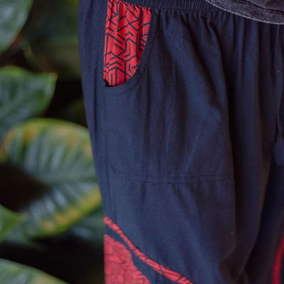 Aladin Pants Tri-Geo Print