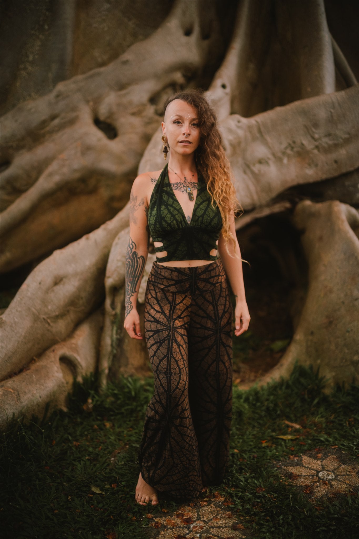 Veil Falls Pants Brown Leaf