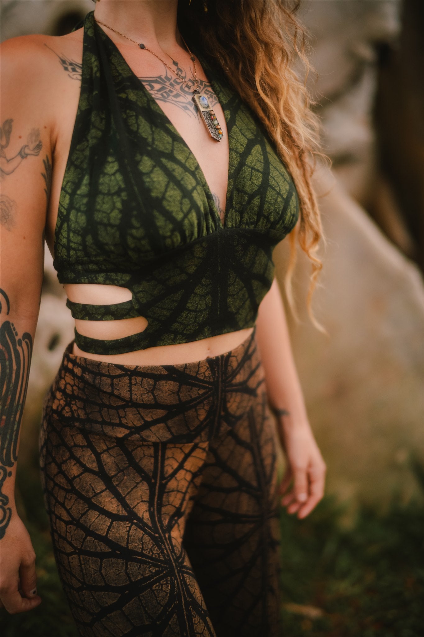 Veil Falls Pants Brown Leaf