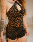 Viper Cut Top Leopard