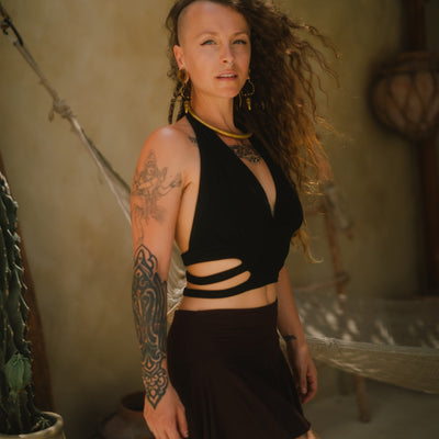 Zumba Skort Brown