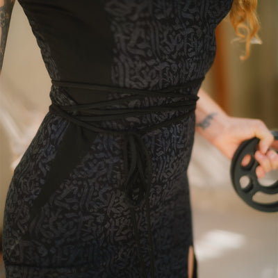 Desert Doof Dress Dark Grey Arabika