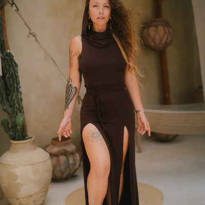 Desert Doof Dress Brown