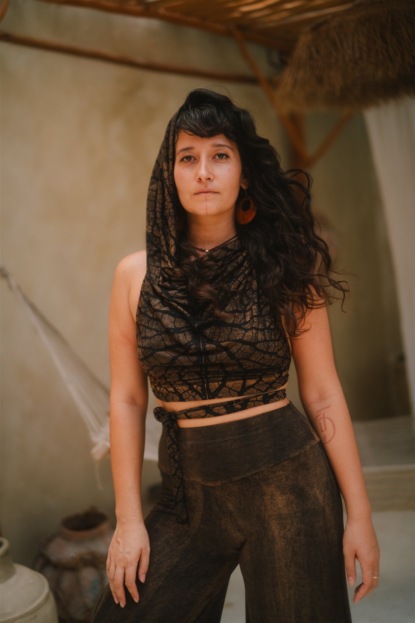 Cobra Hood Top Brown Leaf