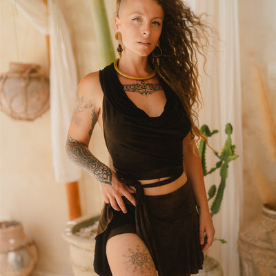 Cobra Hood & Zumba Skort Rustic Brown