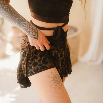 Zumba Skort Leopard