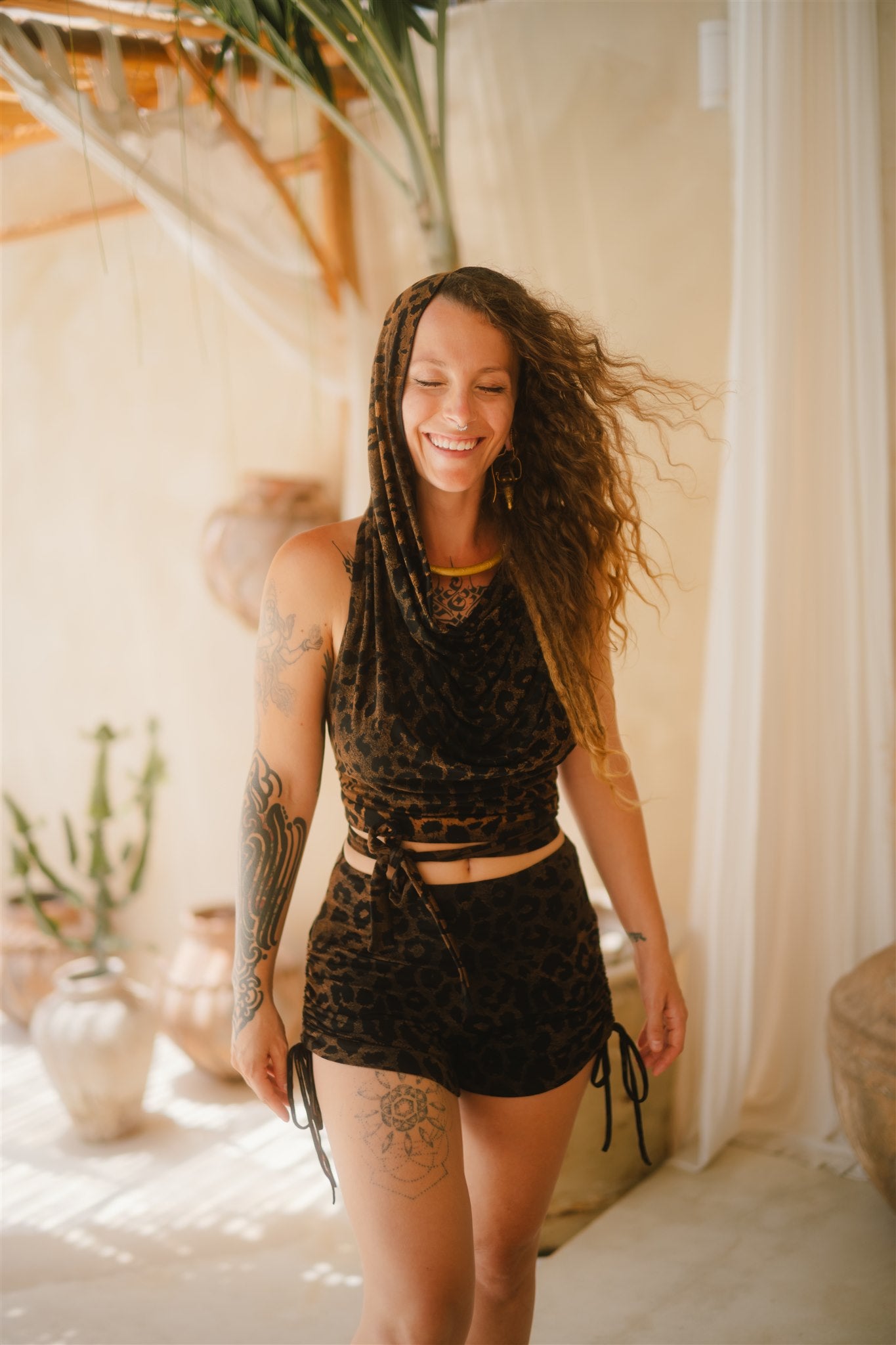 Cobra Hood Top Leopard