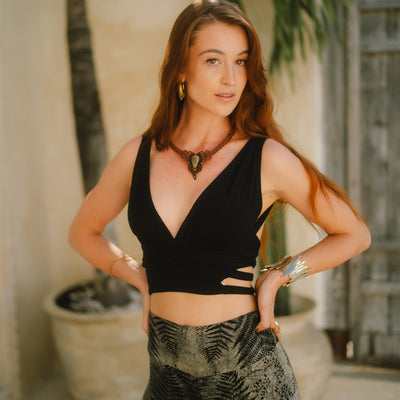 Serpentess Leggings Silver Fern