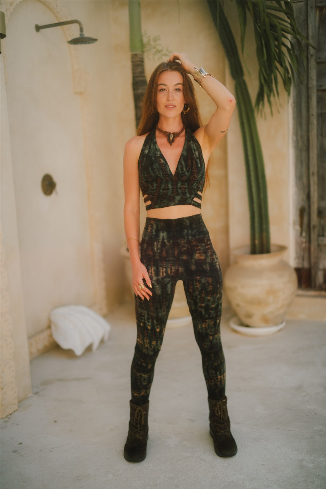 Panthera Top Dark Green Serpent