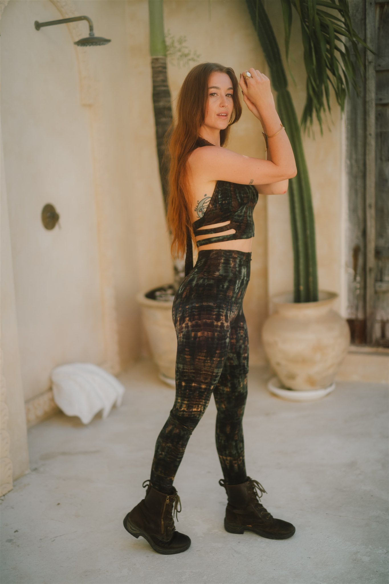 Panthera Top Dark Green Serpent