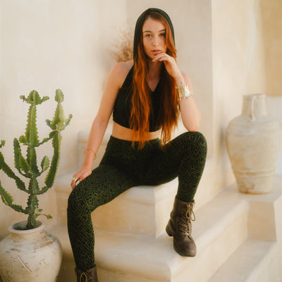 Serpentess Leggings Green SacGrid