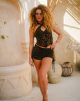 Viper Cut Top Leopard