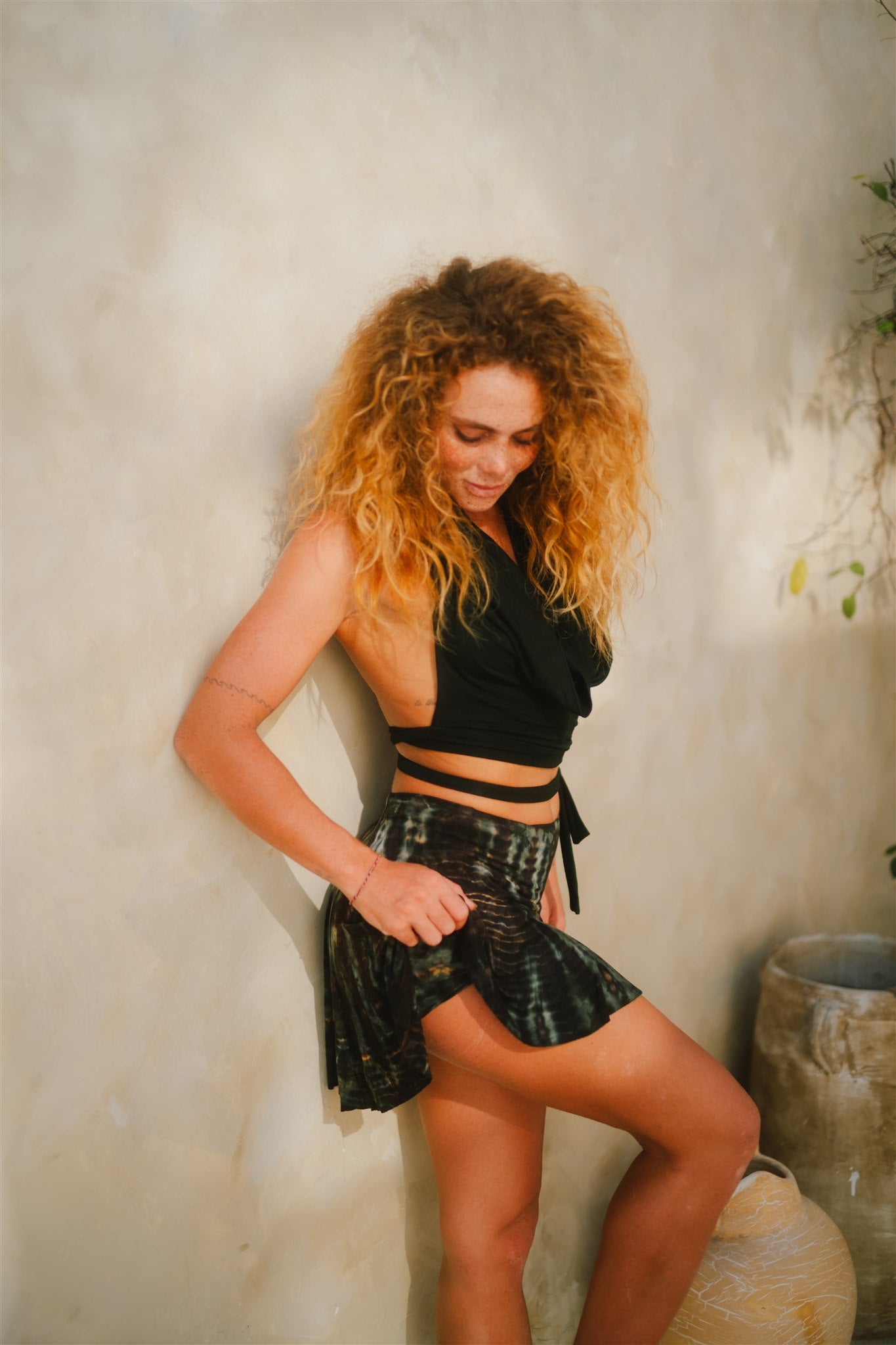 Zumba Skort Dark Green Serpent