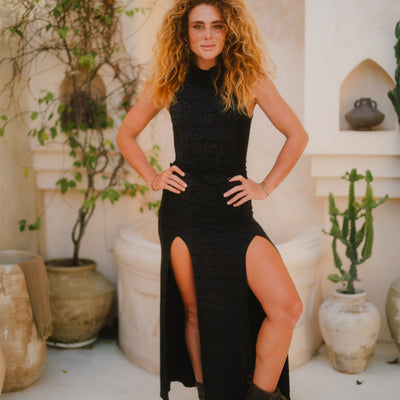 Desert Doof Dress Dark Grey Arabika