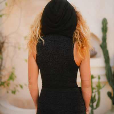 Desert Doof Dress Dark Grey Arabika