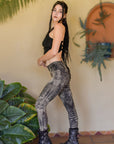 Serpentess Leggings Silver Fern