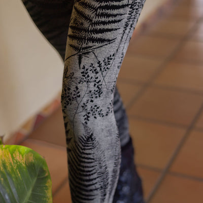 Serpentess Leggings Silver Fern