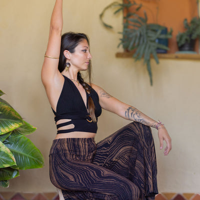 Veil Falls Pants Brown Wood