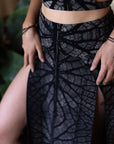 Tribal Trance Skirt Silver Leaf