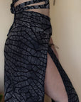 Tribal Trance Skirt Silver Leaf