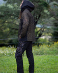 Zip-Up Hoodie with Shipibo Pattern