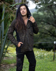 Zip-Up Hoodie with Shipibo Pattern