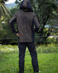 Zip-Up Hoodie with Shipibo Pattern