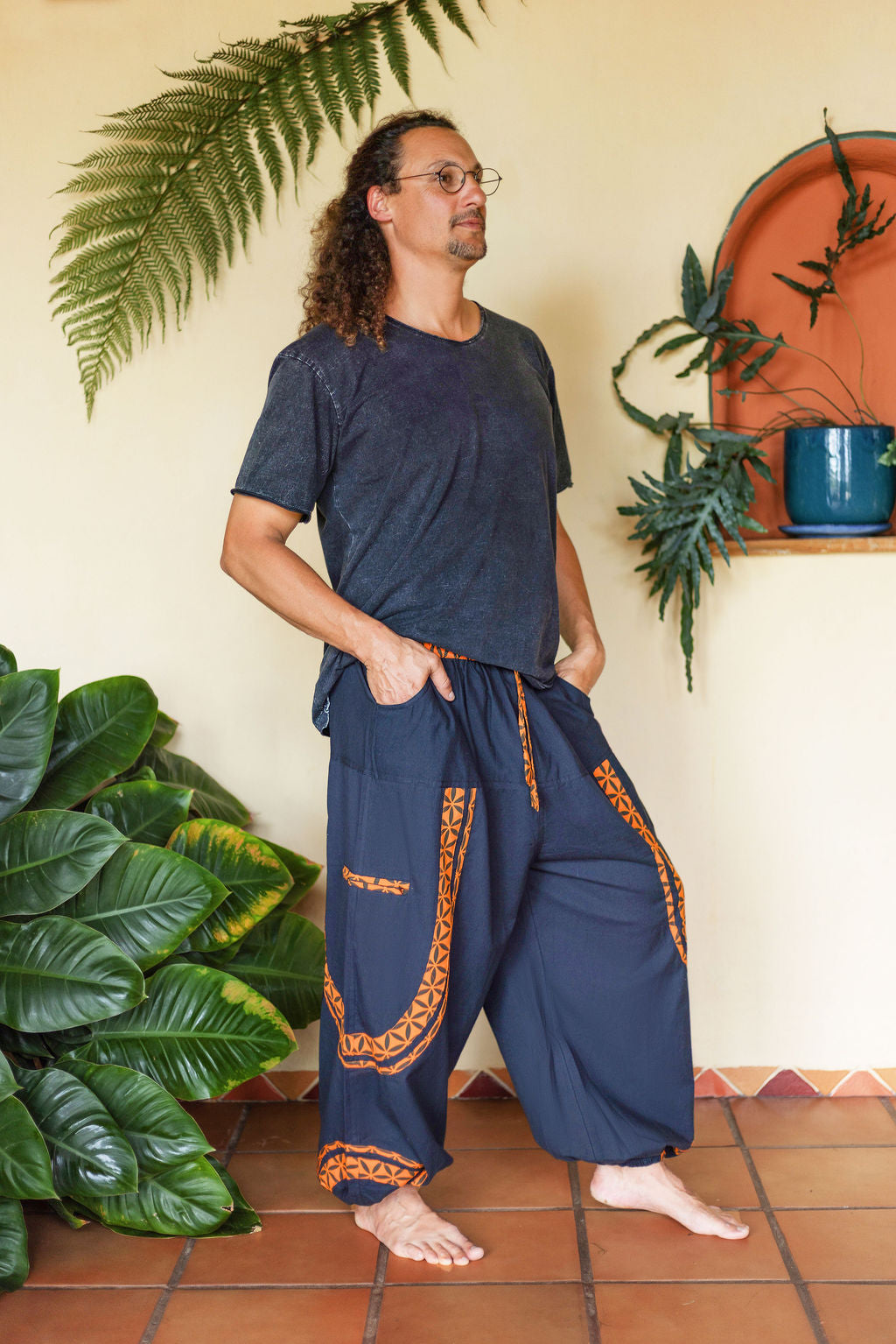 Curve Pants FOL Print